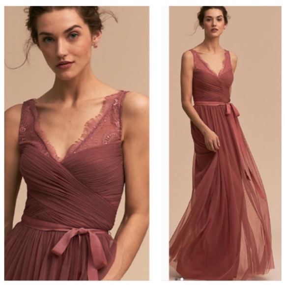 Anthropologie Dresses & Skirts - Anthro BHLDN Hitherto Pink Cherry Fleur Dress NWOT